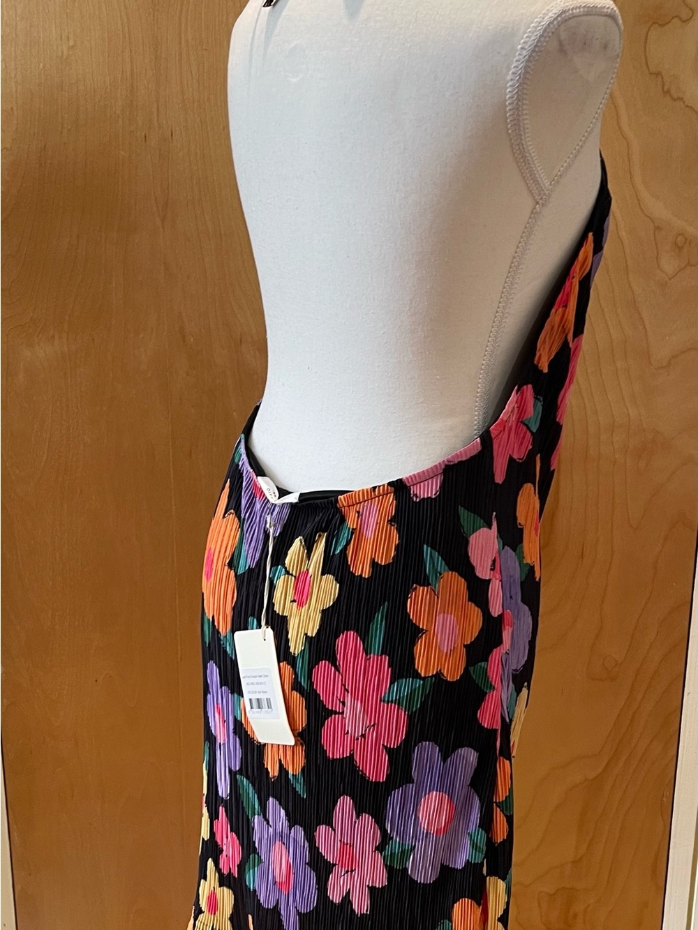 Black PepperMayo floral halter mini dress size 8 - Picture 6 of 8